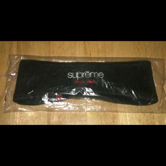Dark Green Supreme Polartec Headband New with tags - Picture 1 of 1